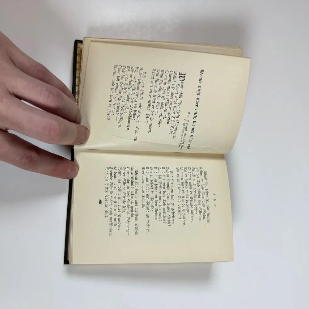 Psalter and Harp by C J P Spitta Antique Book Ger Lng